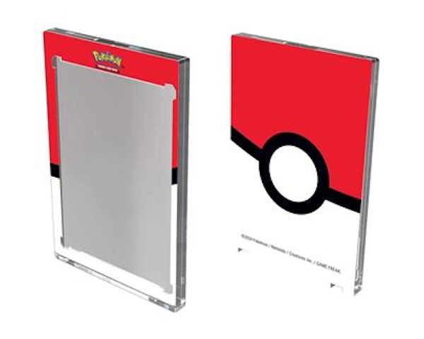 Ultra Pro ONE-TOUCH Edge Magnetic Holder - Pokemon: Poke Ball Printed Standard Size (2-5/8" x 3-3/4") 35PT UV - Sleeves #16421